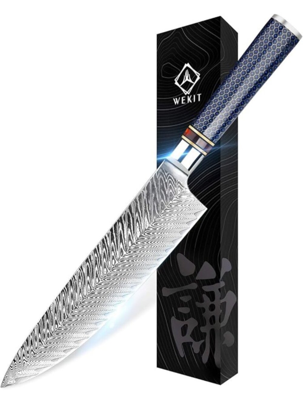 8” VG10 Damascus Chef Knife 67-Layer High Carbon Steel w/ Sheath